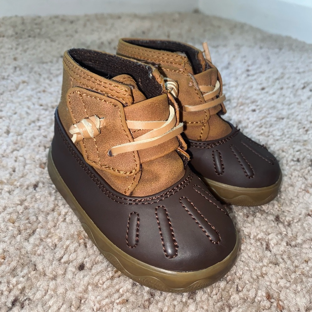 Infant Sperry Icestorm Crib Duck Boot, Size 3M